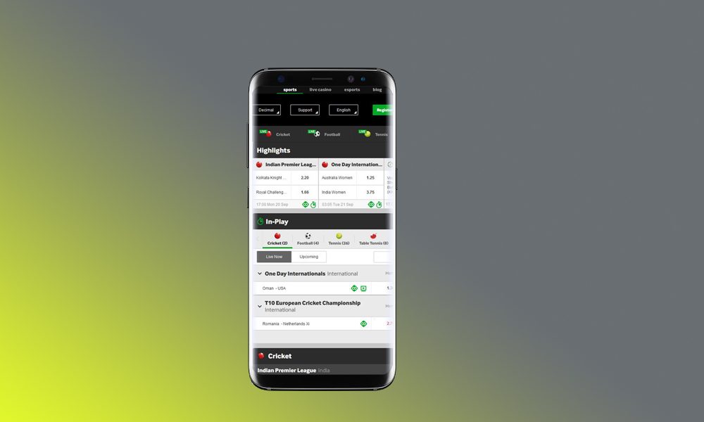 Courtside Sport Squash Bets